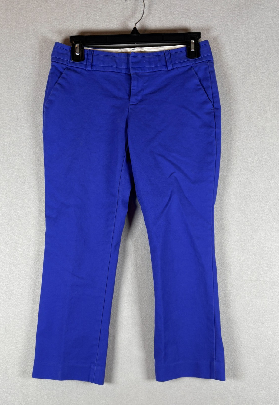 Banana Republic Martin Fit Women's Size 2 Cobalt Blue Cropped Pants